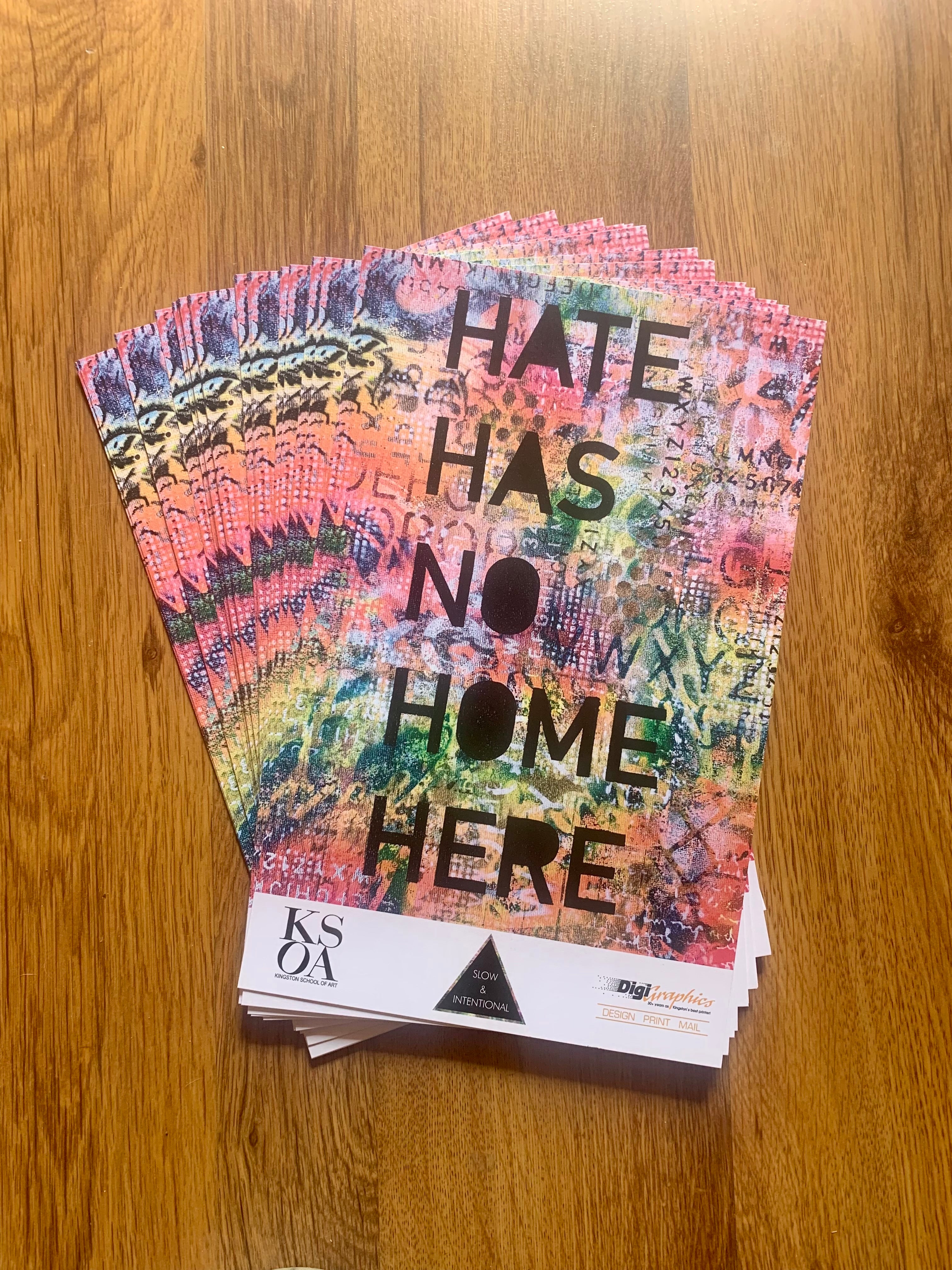 CAMPAIGN POSTER - HATE HAS NO HOME HERE