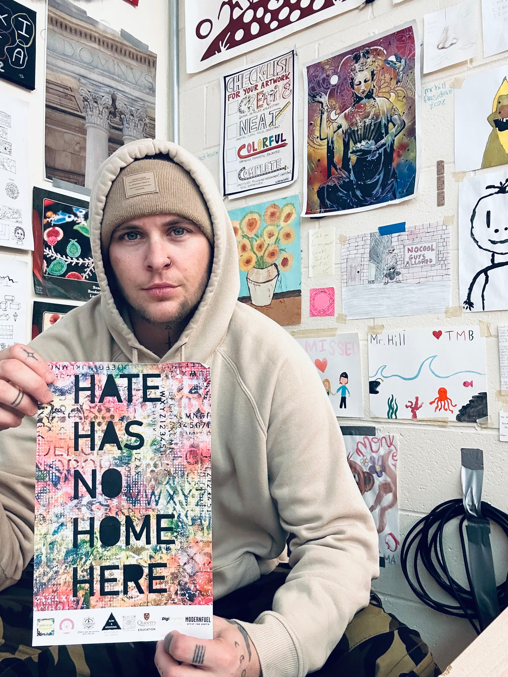CAMPAIGN POSTER - HATE HAS NO HOME HERE