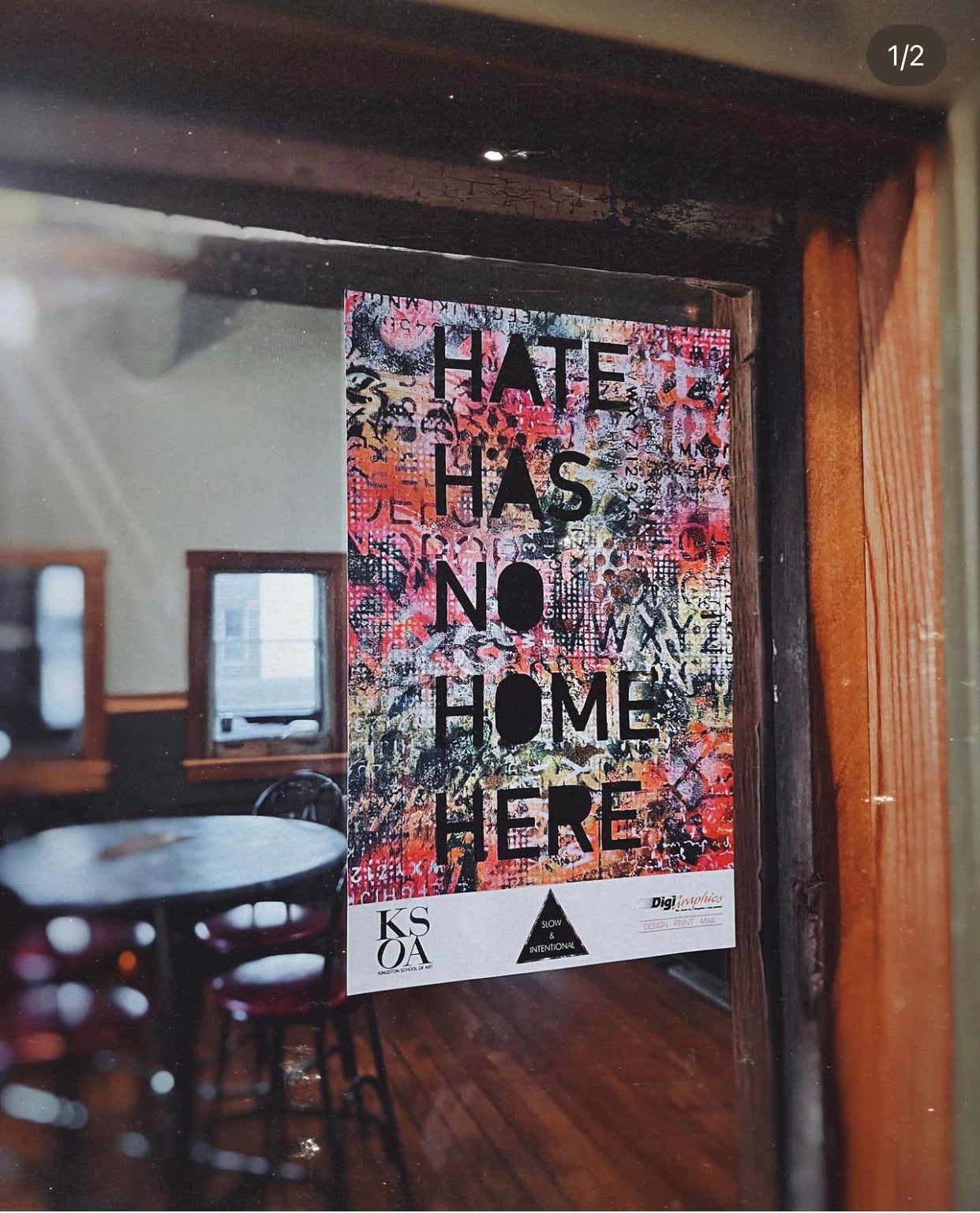 CAMPAIGN POSTER - HATE HAS NO HOME HERE